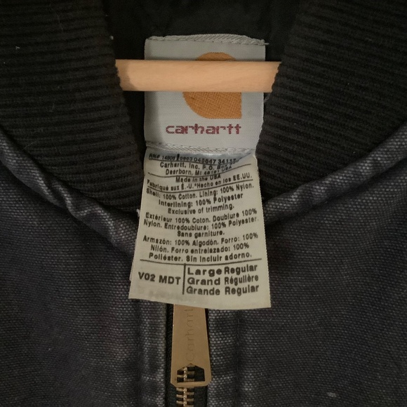 Men’s Vintage Carhartt Vest Midnight Large - Picture 5 of 7